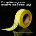 High visibility silver reflective vinyl pet film heat transfer